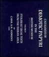 Catalogue of Demotic Papyri in the British Museum (Vol.4) Catalogue of Demotic Papyri in the British Museum (Vol.4)
