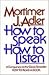 How to Speak, How to Listen by Mortimer J. Adler