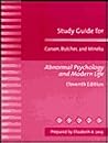 Study Guide for Abnormal Psychology and Modern Life
