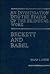 Beckett and Babel: An Inves...