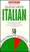 Quickcheck Italian (Barron's Quickcheck Series) (Italian and English Edition)