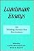 Landmark Essays on Writing ...