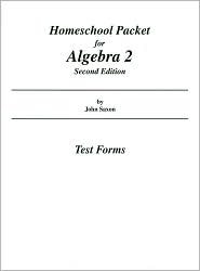 Algebra 2 - Test Forms