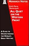 Monarch Notes on Erich Maria Remarque's All Quiet on the Western Front
