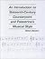 An Introduction to Sixteenth Century Counterpoint and Palestrina's Musical Style