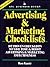 Advertising & Marketing Checklists