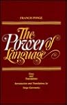 Francis Ponge: The Power of Language