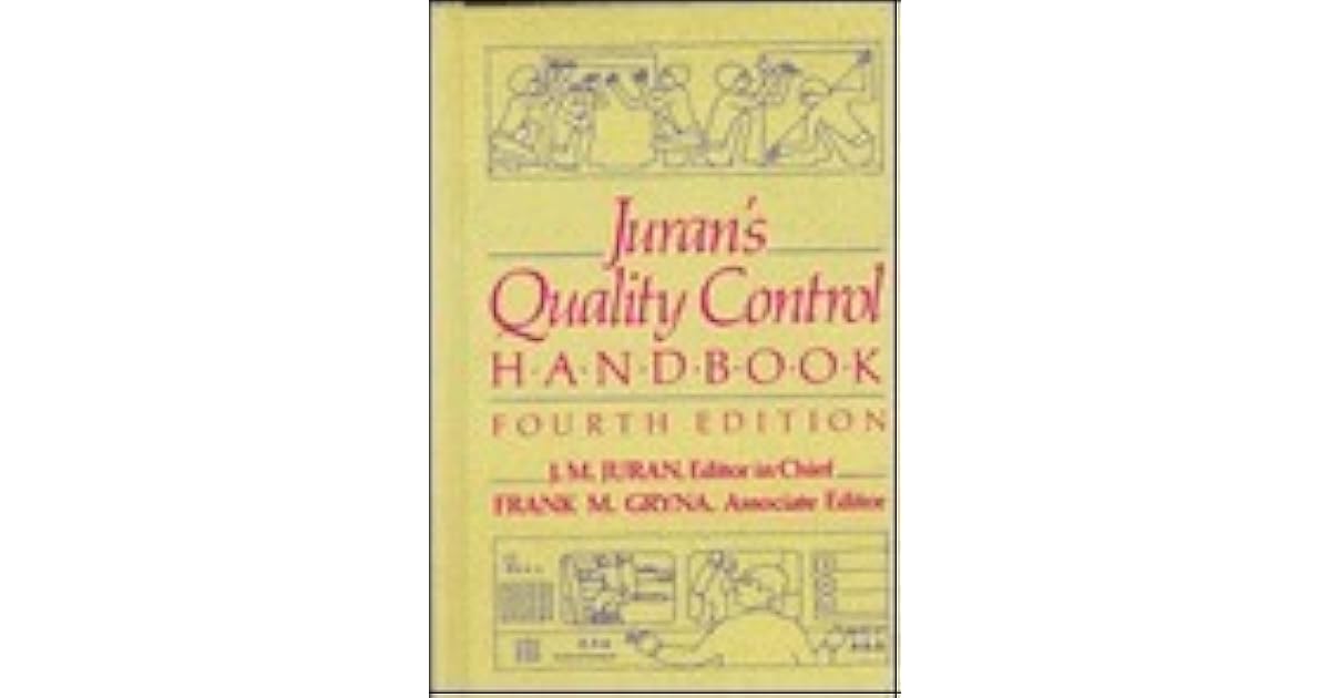 Juran's Quality Control Handbook by Joseph M. Juran