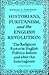 Historians, Puritanism and the English Revolution