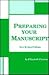 Preparing Your Manuscript