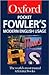 Pocket Fowler's Modern English Usage (Oxford Quick Reference)