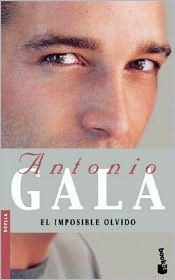 Portada de El imposible olvido, de Antonio Gala