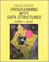 Programming With Data Structures: Pascal Version/Book and Disk