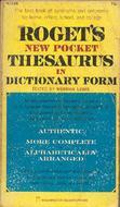Roget's New Pocket Thesaurus In Dictionary Form (Mass Market Paperback)