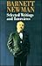 Barnett Newman: Selected Writings and Interviews
