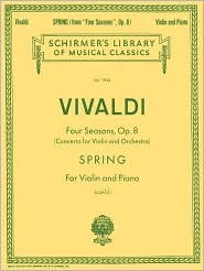 Spring: Schirmer Library of Classics Volume 1934 Violin and Piano (Paperback)