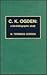 C.K. Ogden: A Bio-Bibliogra...