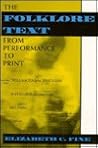 The Folklore Text: From Performance to Print