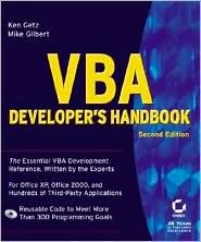 VBA Developer's Handbook (Paperback)