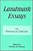 Landmark Essays on Rhetoric...