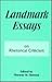 Landmark Essays on Rhetorical Criticism by Thomas W. Benson