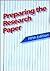 Preparing the Research Paper