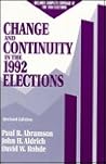 Change and Continuity in the 1992 Elections