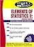 Schaum's Outline of Elements of Statistics II: Inferential Statistics