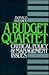 A Budget Quartet: Critical ...