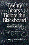 Twenty Years before the Blackboard (Spectrum)