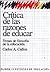 Critica de Las Razones de Educar / Adolescence - A Challenge ... by Carlos Cullen