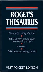 Roget's Thesaurus (Paperback)