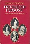Privileged Persons: Four Seventeenth-Century Portraits Privileged Persons: Four Seventeenth-Century Portraits