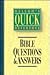 Nelson's Quick Reference Bible Questions & Answers: With Illustrations, Lists, and Maps (Nelson's Quick-Reference Series)