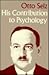 Otto Selz: His Contribution to Psychology