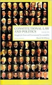Constitutional Law and Politics, Volume 1 (Paperback)