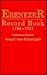 Ebenezer Record Book, 1754-1781: Births, Baptisms, Marriages and Burials of Jerusalem Evangelical Lutheran Church of Effingham, Georgia