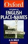 A Dictionary of English Place-Names (Oxford Quick Reference)