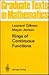 Rings of Continuous Functions (The university series in higher mathematics)