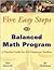 Five Easy Steps to a Balanced Math Program: A Practical Guide for K-8 Classroom Teachers