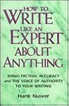 How to Write Like an Expert About Anything
