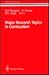 Major Research Topics in Combustion (ICASE NASA LaRC Series)