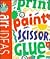 Five-Minute Art Ideas: Print Scissors Glue Paint