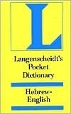 Langenscheidt's Pocket Hebrew Dictionary