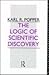 The Logic of Scientific Discovery by Karl Popper