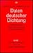 Daten deutscher Dichtung Band 1: Von den Anfängen bis zum Jungen Deutschland