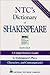 NTC's Dictionary of Shakespeare