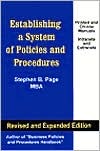 Establishing a System of Policies and Procedures (Paperback)