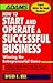 How to Start & Operate a Successful Business: Winning the Entrepreneur's Game