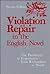 Violation and Repair in the English Novel: The Paradigm of Experience from Richardson to Woolf